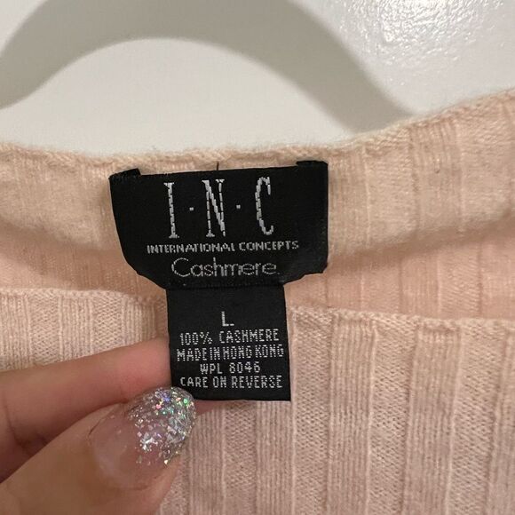 Cashmere sweater with 3/4 sleeves - Picture 5 of 5